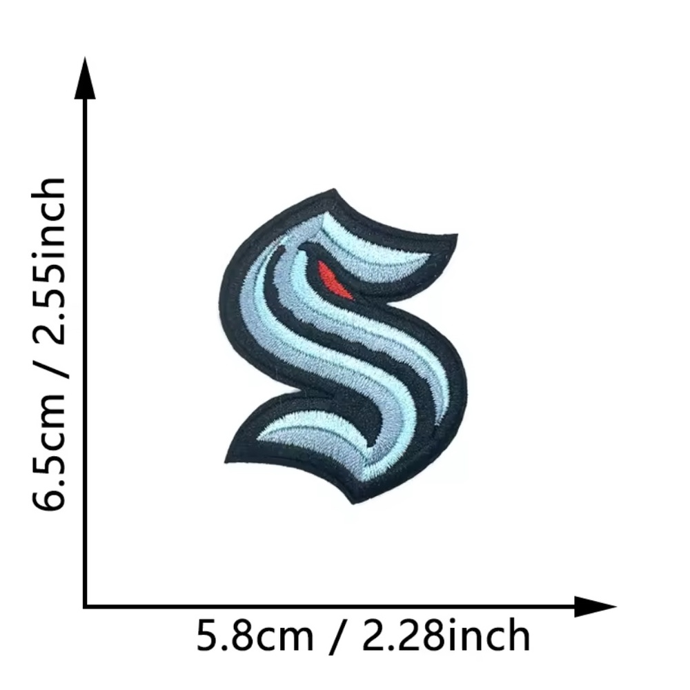 Seattle Kraken NHL Patches DIY HOCKEY All Teams Embroidered Washington